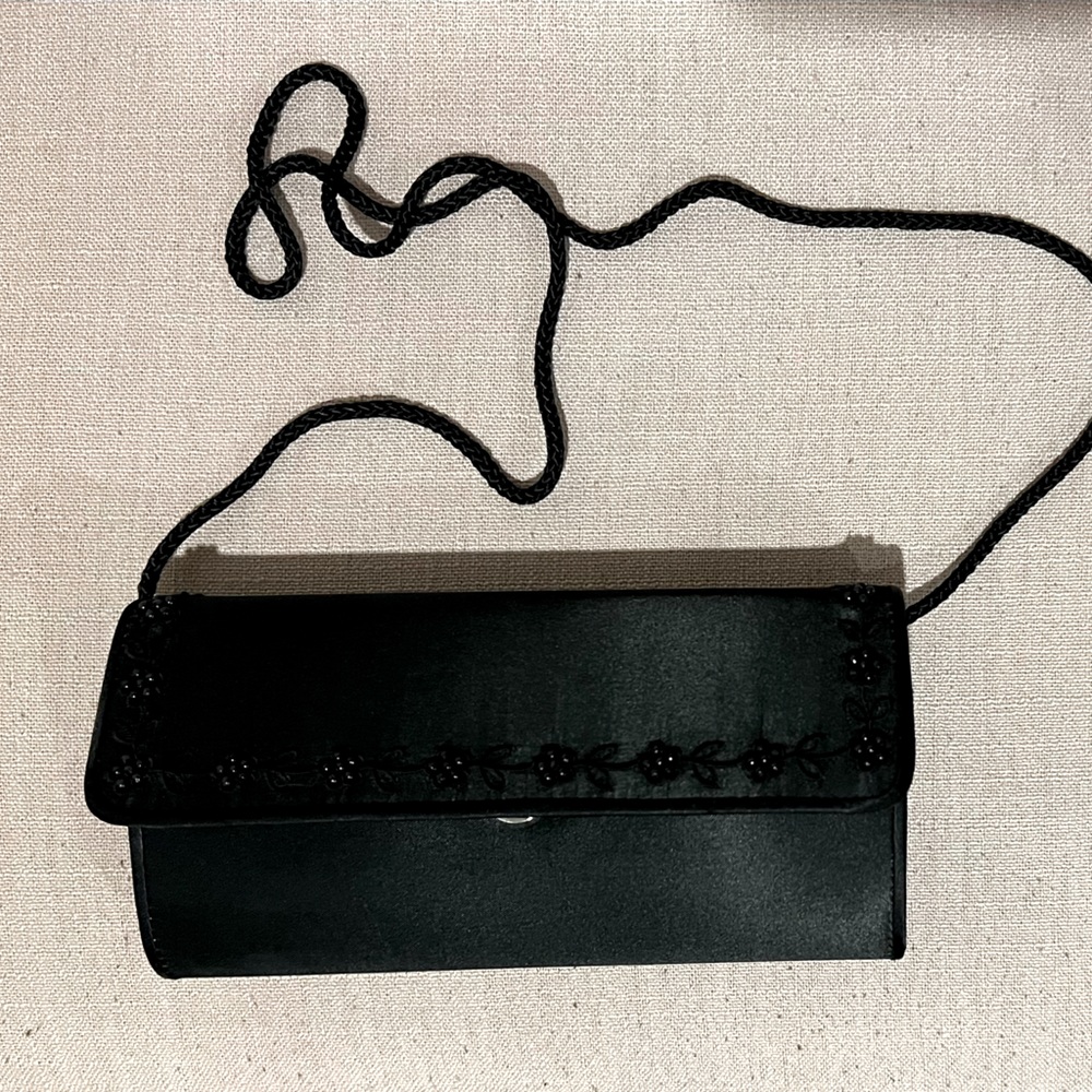 Ladies black evening bag